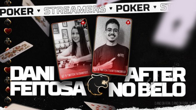 Dani Feitosa e Vitor Fernandes são os novos streamers da FURIA e PokerStars