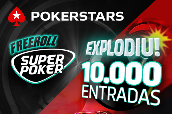 Freeroll SuperPoker no PokerStars recebeu 10 mil entradas