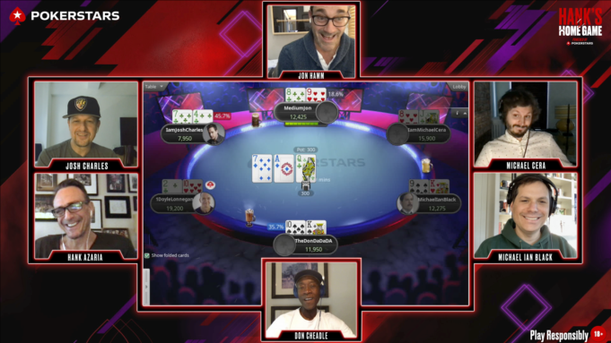 Hank's Home Game agitou o PokerStars nesse domingo (31)