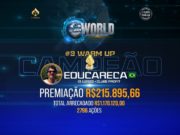 "EduCareca" forrou pesado no Warm Up do World Championship