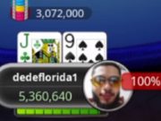 dedeflorida1 optou por largar seu full house no Sunday Million