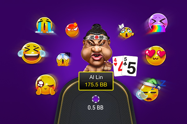 PokerBROS agora tem emojis nas mesas e marcação de stack por blinds