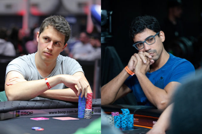 Bruno Volkmann é o chip leader da mesa final, enquanto Pablo Brito é o short