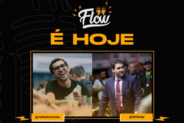 Flow Podcast terá Rafael Moraes e Devanir Campos hoje (15)