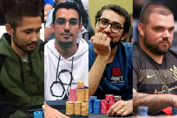 João Hayashi, Peter Patrício, Rafael Moraes e Pedro Padilha chegaram na mesa final