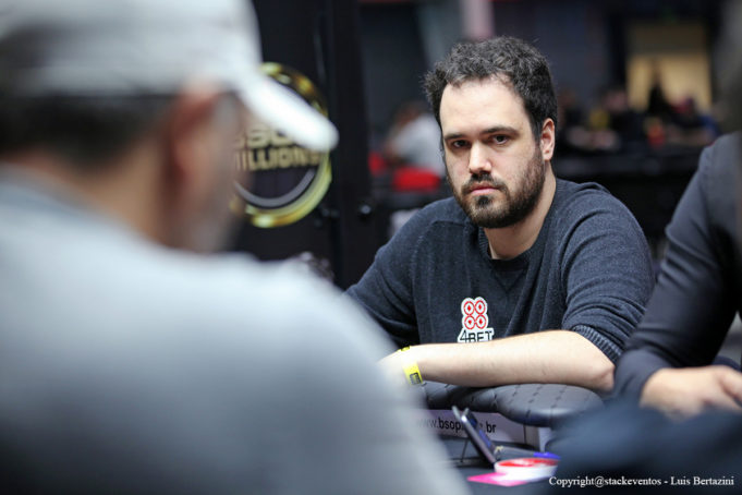 Bernardo Dias é o único brasileiro classificado no Evento #38-High do SCOOP