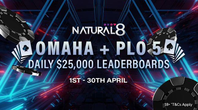 Pot-Limit Omaha 5 Cartas é a novidade no Natural8