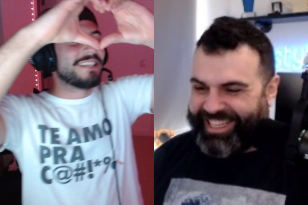 Olivio Gontijo e Jon Van Fleet criaram uma amizade inusitada na Twitch