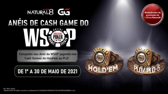 Natural8 promete turbinar o prêmio dos melhores dos cash games da WSOPC Series