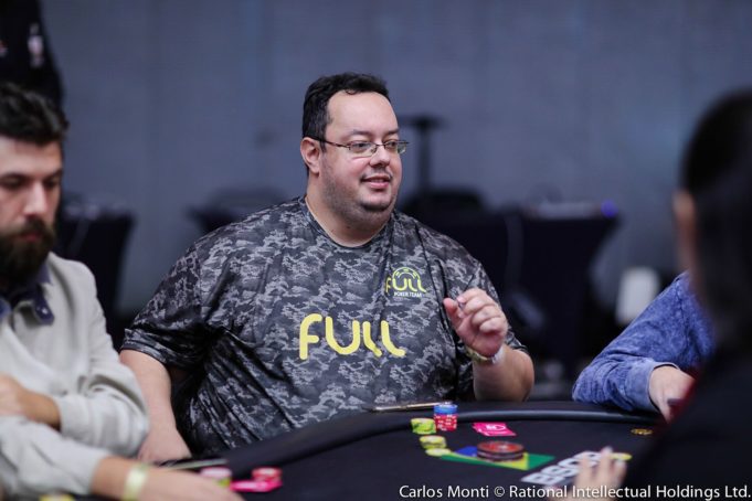 Geraldo Cesar conquistou o principal resultado brasileiro nesta sexta-feira na WSOPC Series