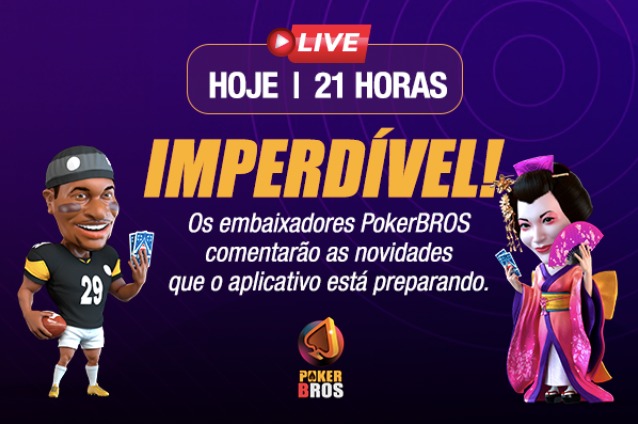 A live do PokerBROS revelará muitas novidades nesta segunda (17)