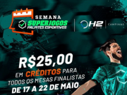 SuperJogos e H2 Club Campinas se juntam para premiar os melhores das mesas