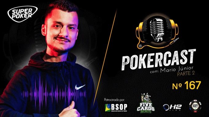 Mario Junior é o convidado do episódio 167 do Pokercast