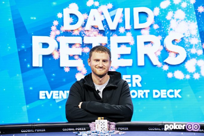 David Peters levou o segundo título do US Poker Open (foto: PokerGo)