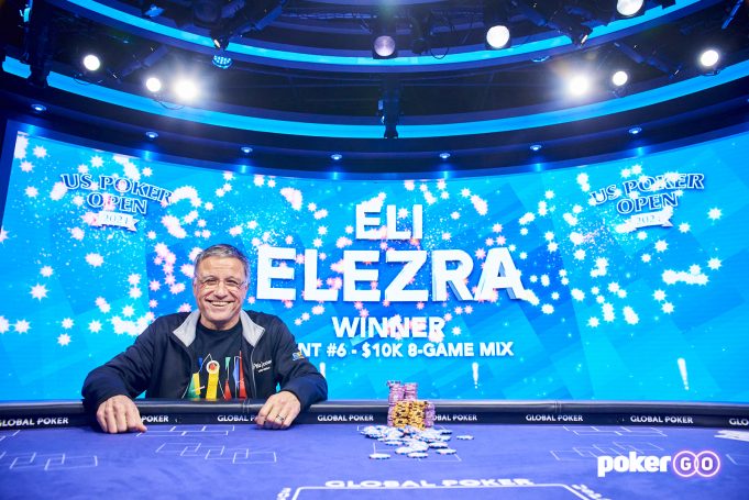 Eli Elezra venceu o Evento #6 do US Poker Open (Foto: PokerGo)