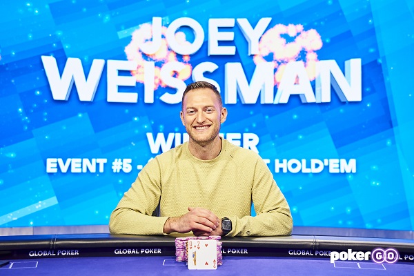 Joey Weissman embolsou mais de US$ 200 mil com o título do Evento #5 do USPO (Foto: PokerCentral)