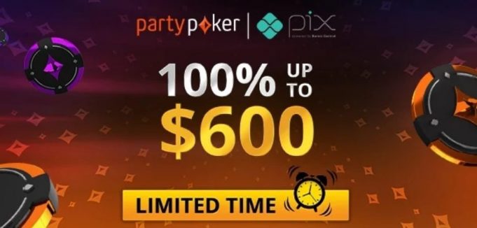 partypoker está com promoção para transferência via PIX