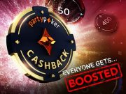 O cashback no partypoker passa a ser diário