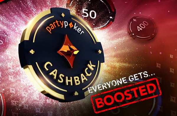 O cashback no partypoker passa a ser diário