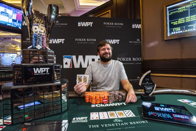 Chad Eveslage levou o maior prêmio da carreira (Foto: WPT)