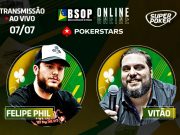 Felipe Phil e Victor Marques irão trazer todas as emoções do BSOP Online