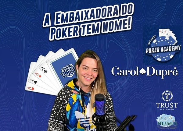 Carol Dupré estará no aulão da Poker Academy na Copa Unesp