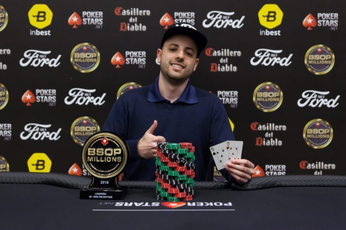 Gustavo Tochetto foi mais um campeão de um Side Event da WSOP Online