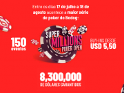 Super Millions Poker Open fechará cronograma com chave de ouro