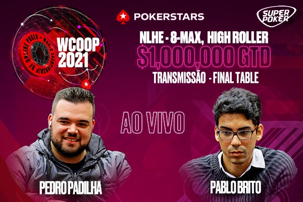 Pedro Padilha e Pablo Brito estarão na tela do SuperPoker nesta quarta (25)