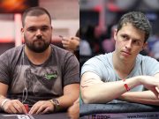 Pedro Padilha e Bruno Volkmann se enfrentaram em um pote de mais de 100 blinds