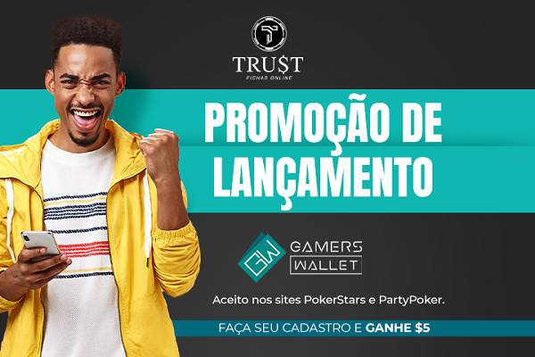 Trust Fichas e GamersWallet se juntam para dar benefícios aos clientes