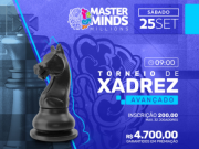 Torneio de Xadrez acontece neste sábado no MasterMinds