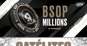 Satélites para o BSOP Millions já estão disponíveis no PokerStars