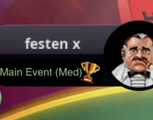 "festen x" é o único que sabe a identidade do vencedor do Main Event-M do WCOOP