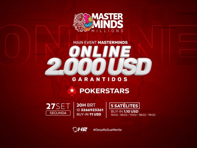 MasterMinds Online toma as mesas do PokerStars nesta segunda (27)