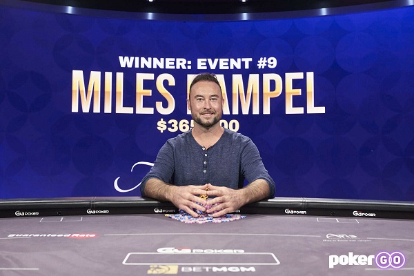 Miles Rampel surpreendeu a todos e cravou o Evento #9 do Poker Masters