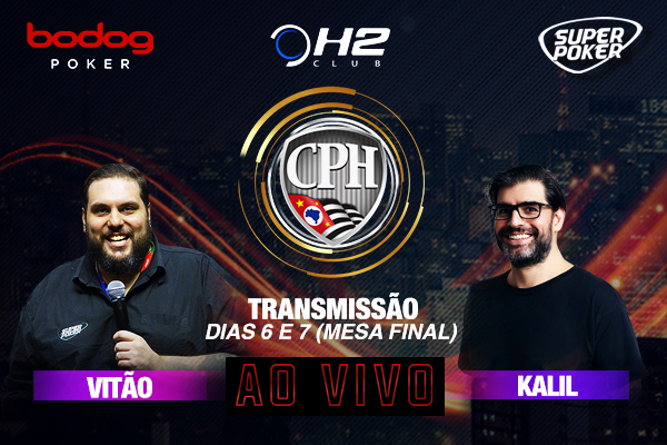 Vitão e Kalil trarão o Main Event do CPH às telas do SuperPoker