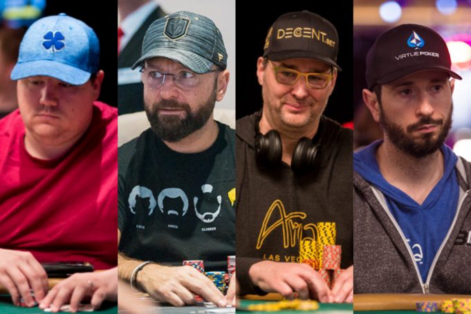 Shaun Deeb, Daniel Negreanu, Phil Hellmuth e Brian Rast estão entre os classificados na WSOP