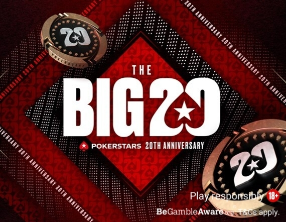 The Big 20 comemora os 20 anos de vida do PokerStars