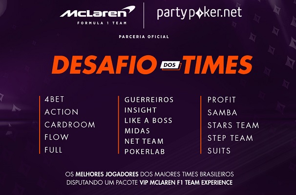 Principais times de poker do Brasil marcarão presença