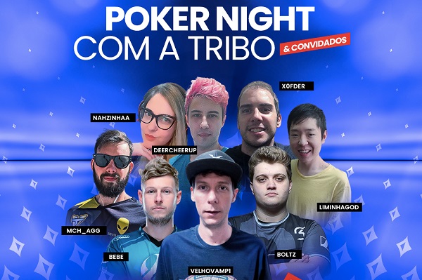 Poker Night com a Tribo vai quebrar a Twitch nesta segunda