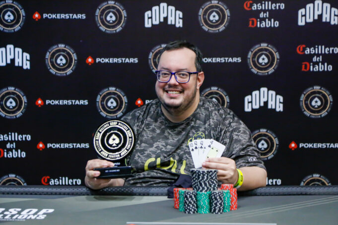 Geraldo César - campeão 8-Game Mix - BSOP Millions