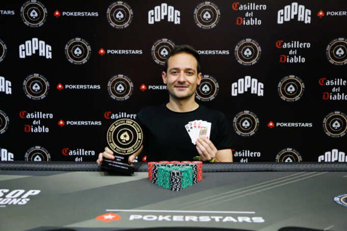 Felipe Rubino dominou a mesa final do PLO KO do BSOP Millions