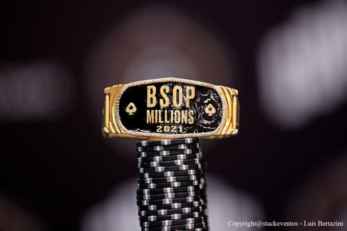 A definição do dono do bracelete do BSOP Millions 2021 será exibida no SuperPoker