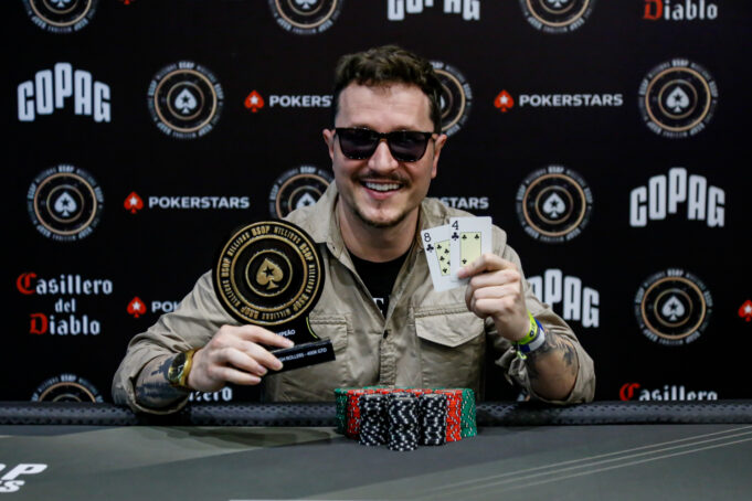 Brener Vicente precisou de uma hora pra levar o 1-Day High Roller do BSOP Millions