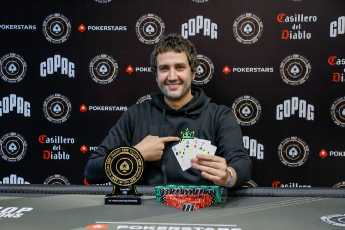 Guilherme Decourt campeão do Mixed Games Dealers Choice do BSOP Millions