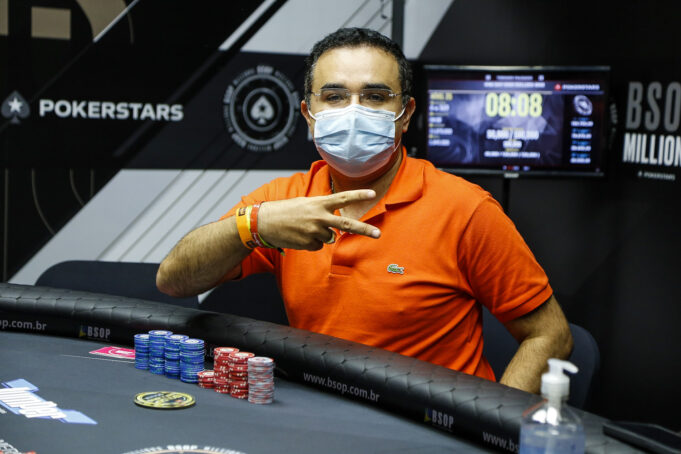 José Carlos Barbosa lidera os classificados no 1-Day High Roller do BSOP Millions