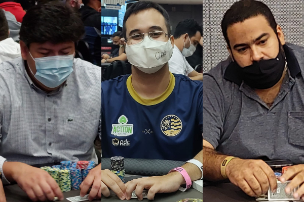 Joannes Teixeira, Rafael Mattos e Orlando Souza geraram potão no BSOP Millions