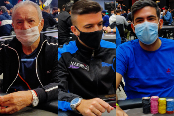 Waldir Guerra, Luiz Torres e Vinicius Moraes foram all in no flop no BSOP Millions