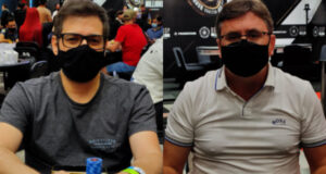 Marco "Salsicha" e Jeferson Zaminhan se envolveram em um grande pote no BSOP Millions